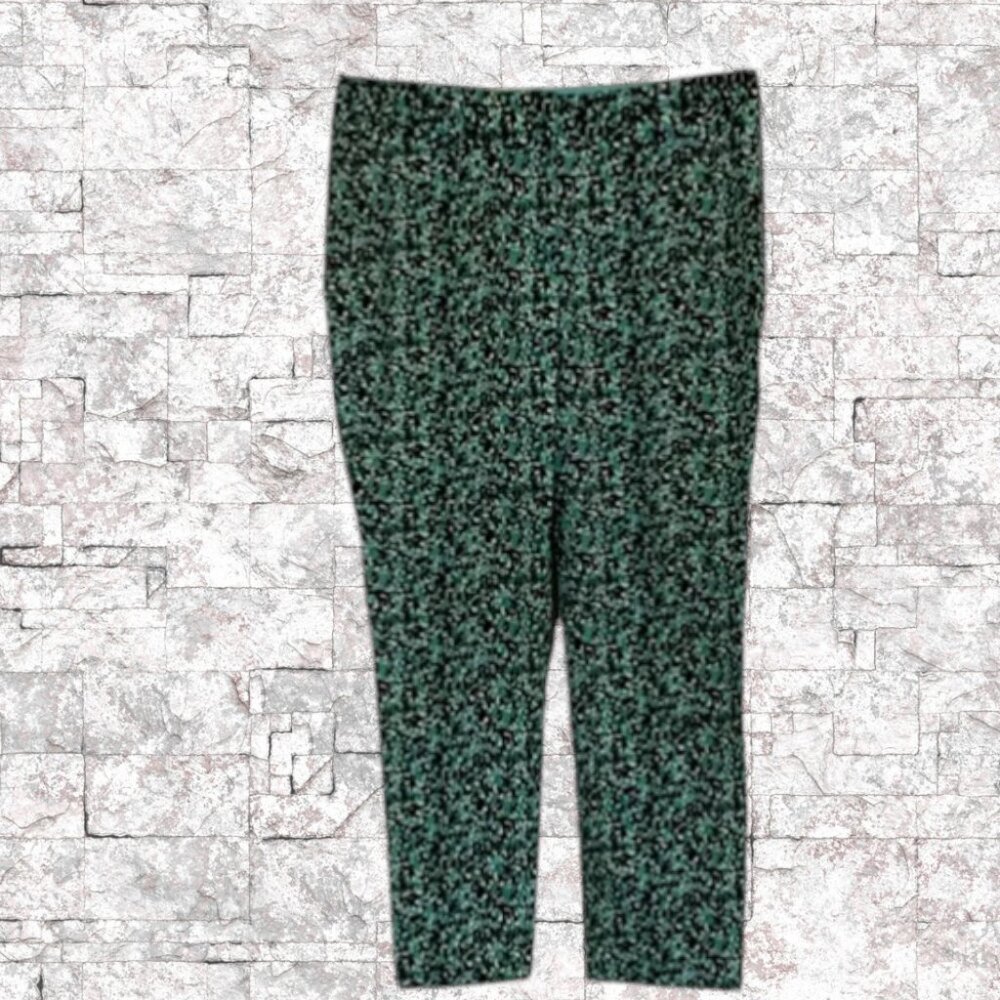 Ann Taylor Carnegie Crop Print Pants